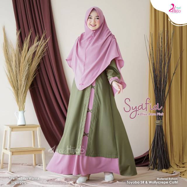 Gamis ALWA HIJAB Set Syafia