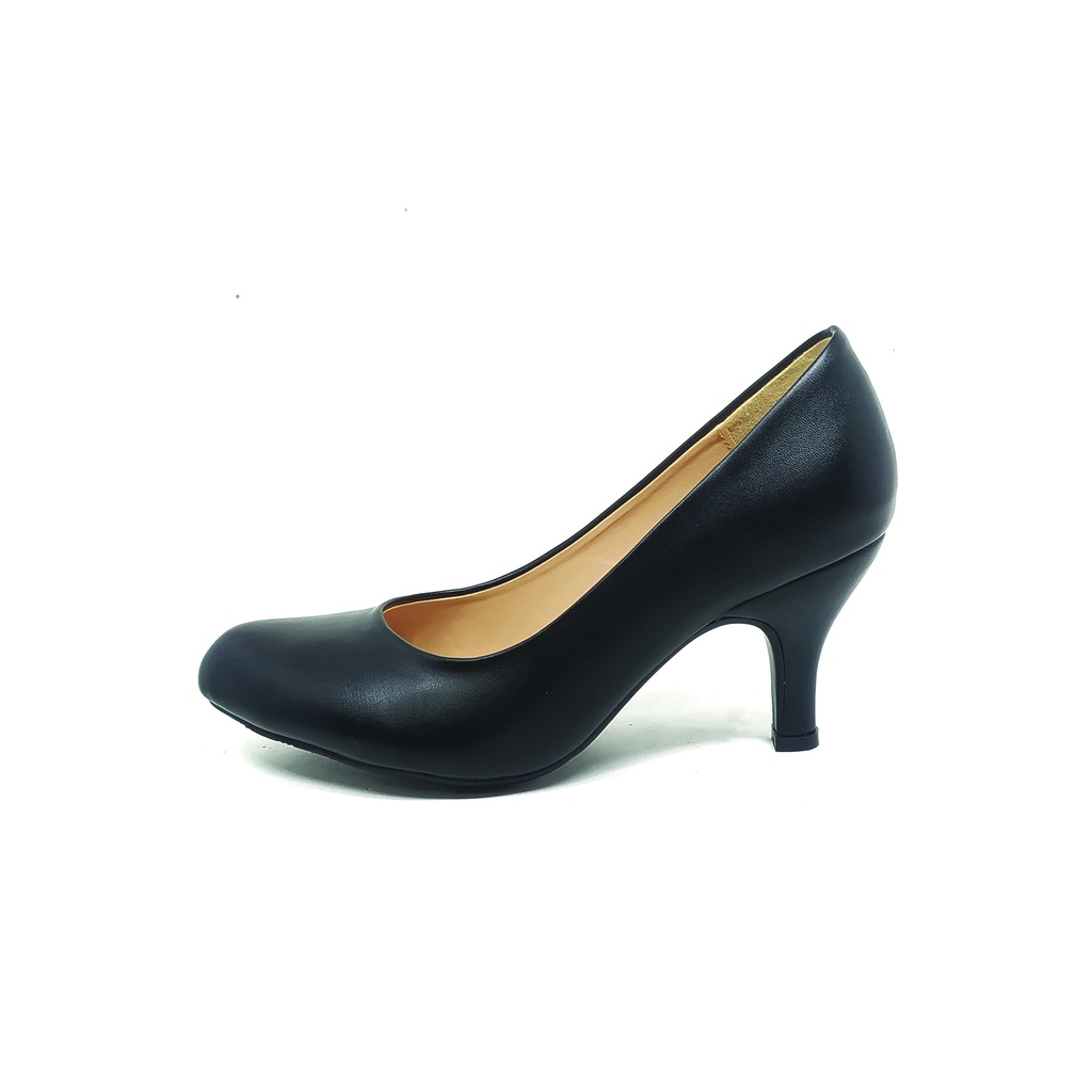 Workswell Sepatu kerja wanita Medium Heels 7cm  Duta 2 Hitam Dove