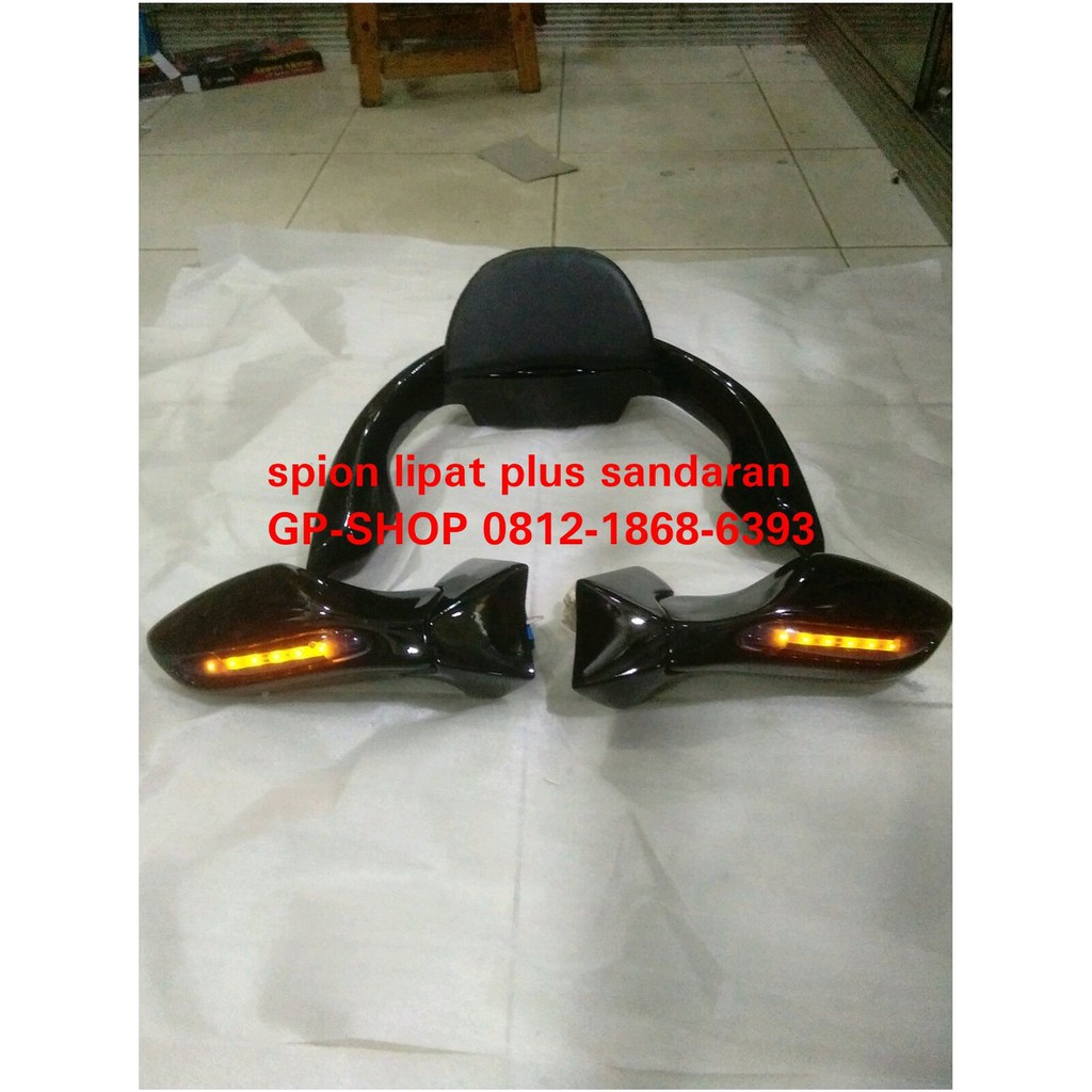 spion lipat plus sandaran honda pcx lokal 2018 spion pcx lokal all new PNP