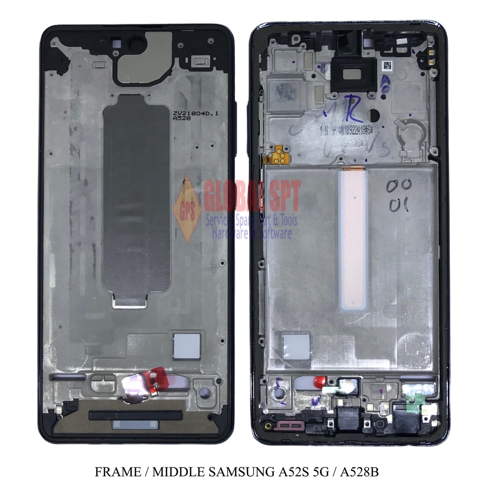 FRAME MIDDLE SAMSUNG A52S 5G / TULANG TENGAH GALAXY A528B / BEZZER MIDDLE