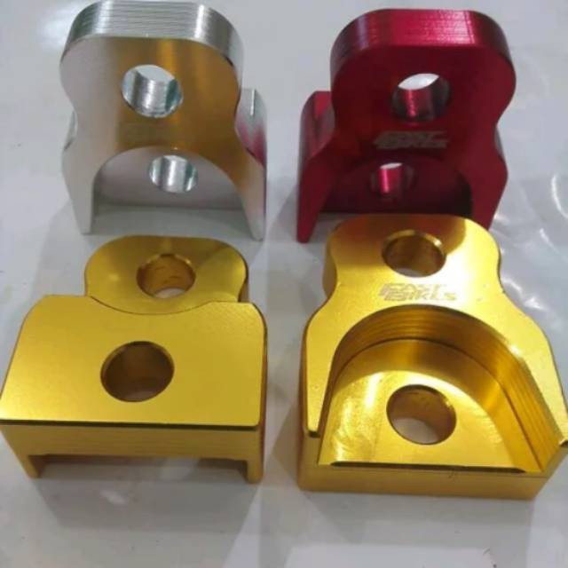 peninggi shock pcx nmax aerox xmax adv mio beat vario dan metic lainnya cnc alloy padat posisi atas