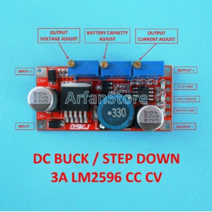 Red Board LM2596 CC CV DC Buck Step Down 3A Charge Battery Driver LED