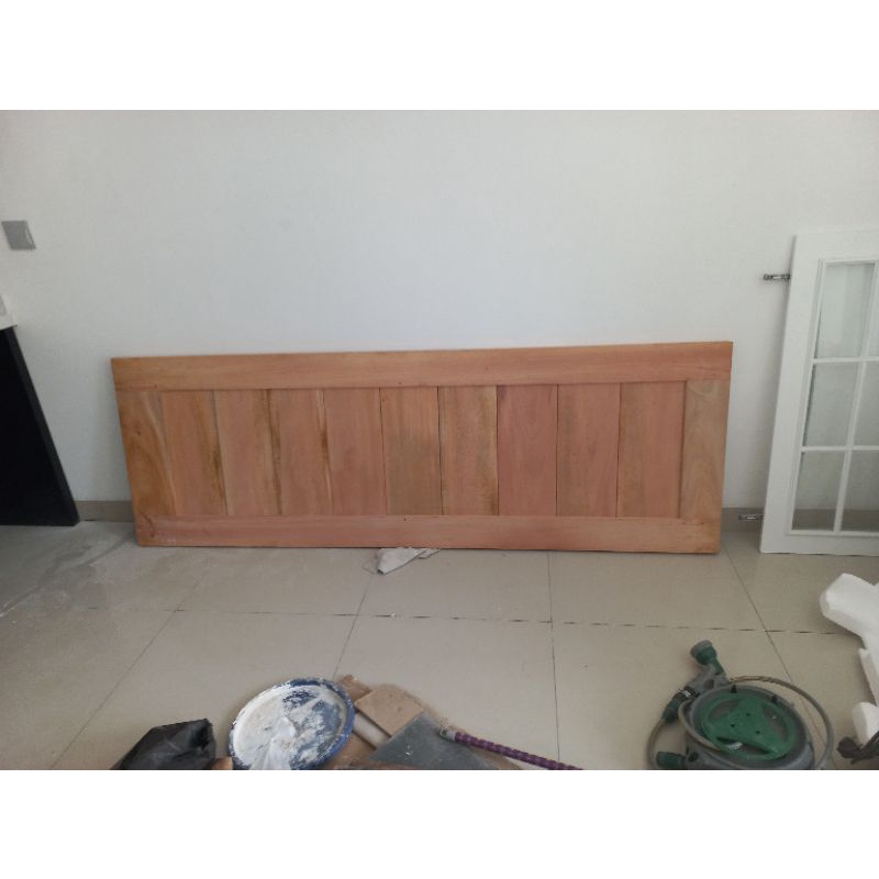 pintu kusen kayu minimalis daunpintu satu set