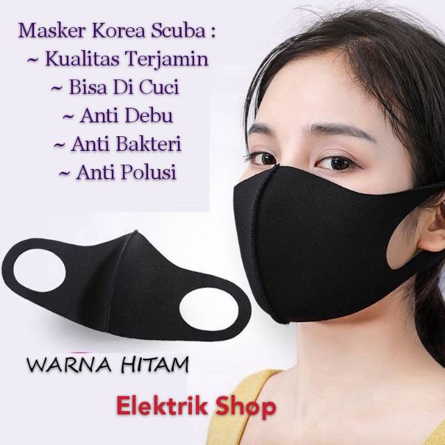 Masker Korea Scuba Anti Debu dan Bakteri Kualitas Terjamin