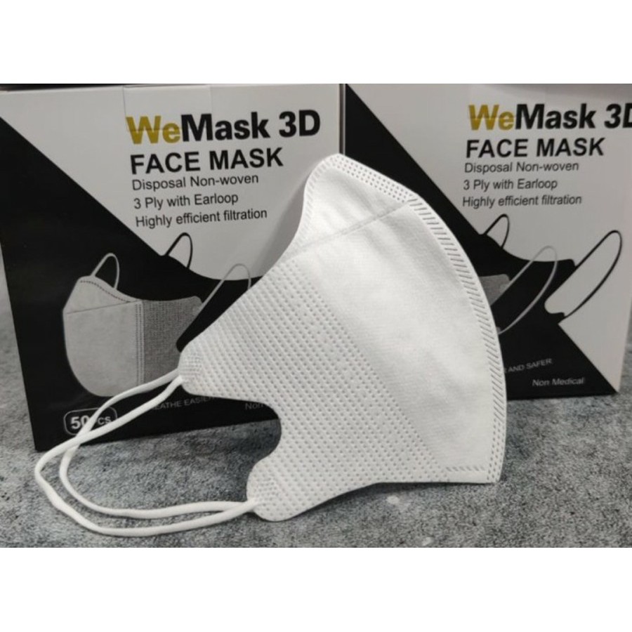 Face Mask DuckBill Earloop Isi 50 Pcs Masker Dewasa D2