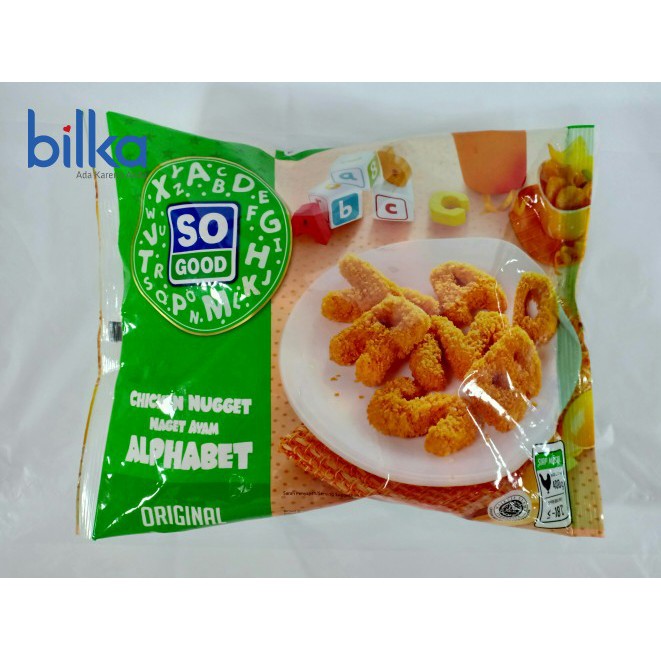 

SO GOOD CHICKEN NUGGET ALPHABET 400g