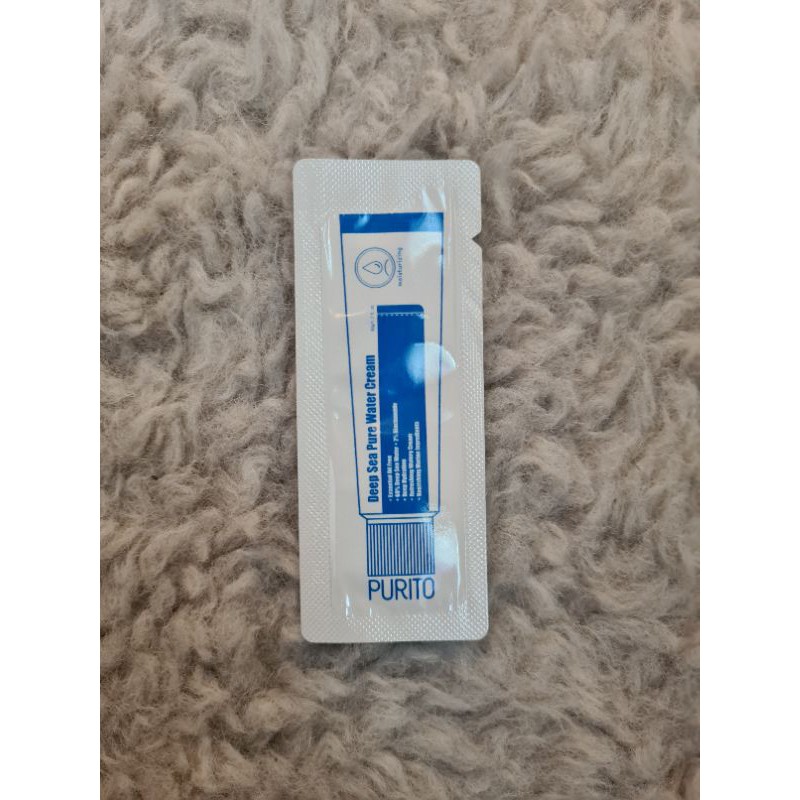PURITO DEEP SEA PURE WATER CREAM MINI SAMPLE SACHET TRAVEL SIZE