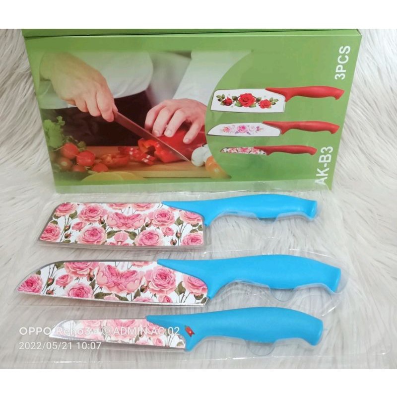 pisau set,pisau dapur,knife set,pisau bunga