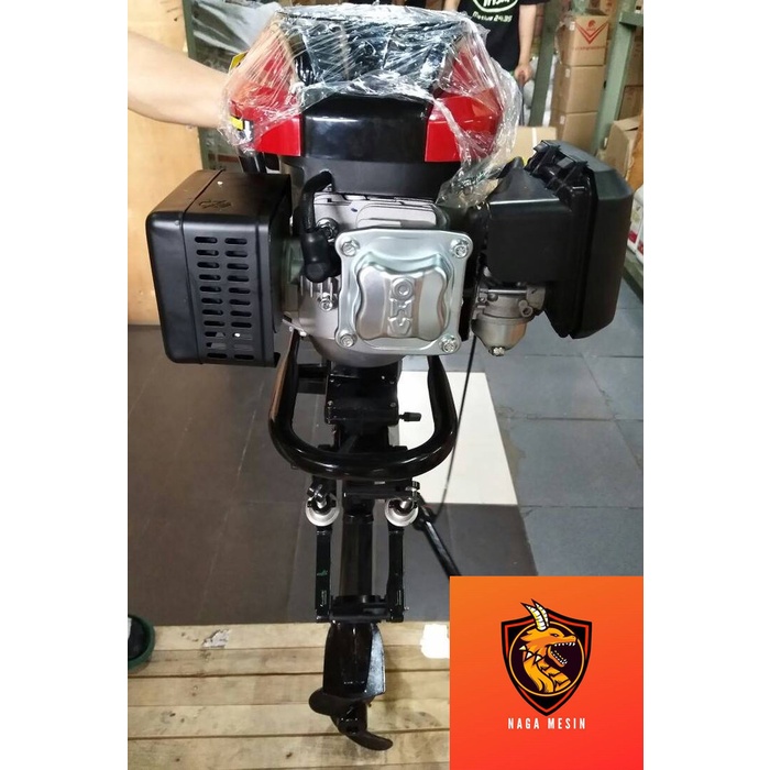 Dayung-Karet-Perahu- Mesin Tempel Perahu Kapal Outboard 8Hp 4 Tak - Nikosilen -Perahu-Karet-Dayung.