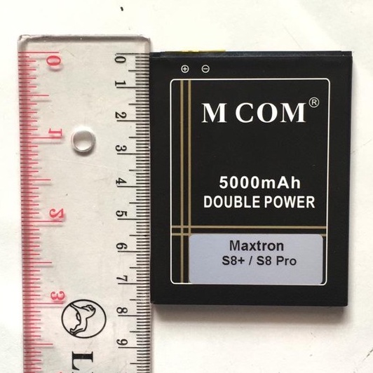 baterai mcom typ maxtron s8+ plus s8 pro s9+ plus double power
