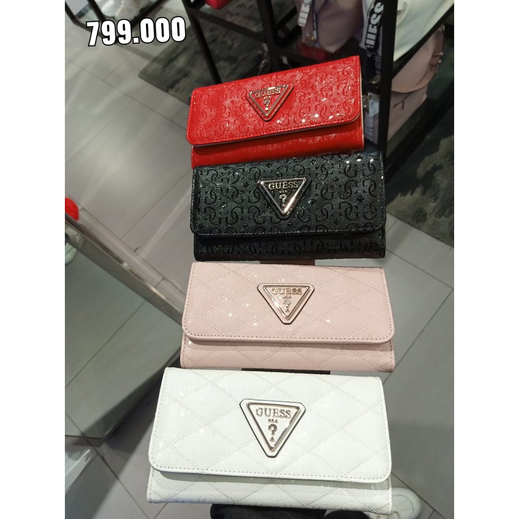 Dompet Guess Original counter kulit glossy mevvah