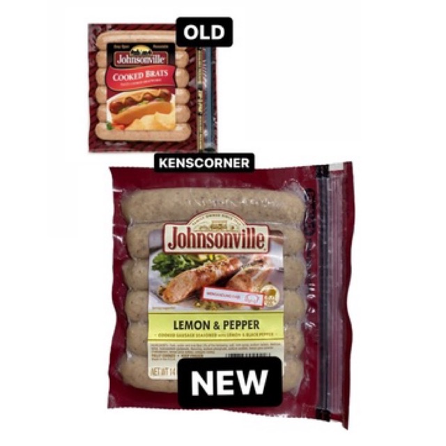 Johnsonville Cooked Brat / Johnsonville Lemon &amp; Pepper / Sosis Premium / Premium Sausage