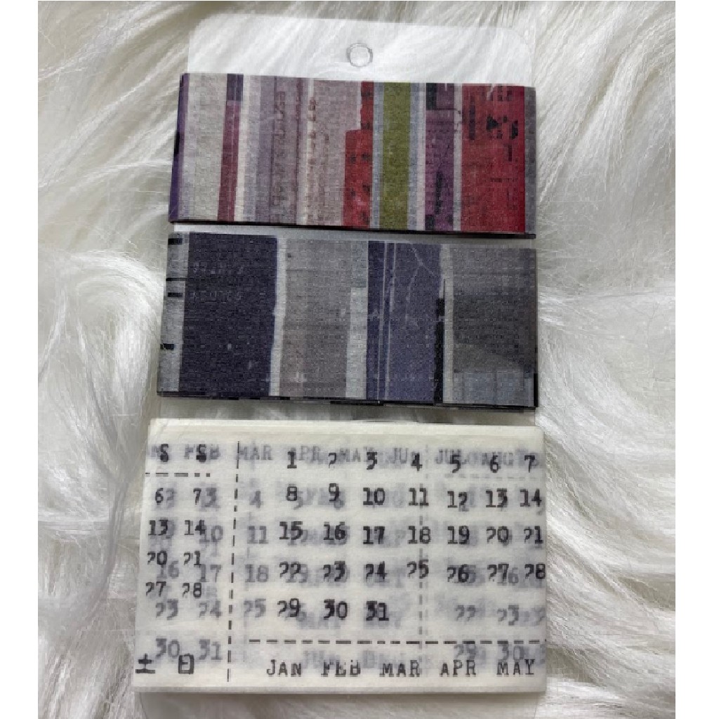 

WASHI SAMPLER - Date Pattern