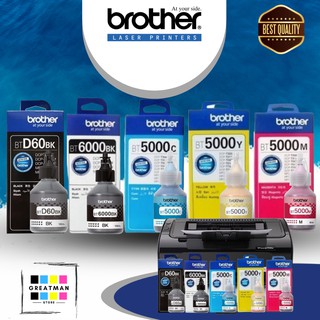 Tinta printer brother bt5000 bt6000 d60bk DCP T710W DCP T300 DCP-T310 T800W T810DW T910DW