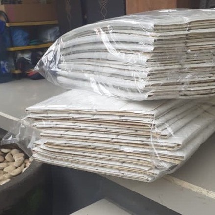 Wallpaper Bata Putih 3D Foam 77 x 70 cm-7