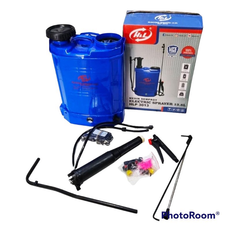 ALAT SEMPROT OBAT HAMA ELEKTRIK H&L 13.8L 2in1 - SPRAYER HAMA