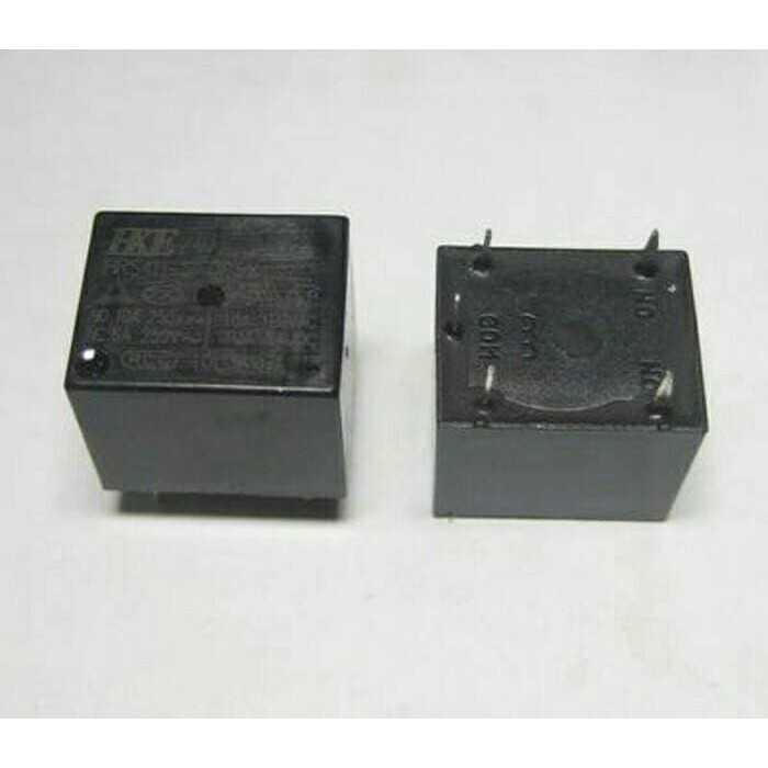 Relay HKE 5Volt 5Pin Hitam - Rangkaian Variasi Lampu 5 v 5 pin