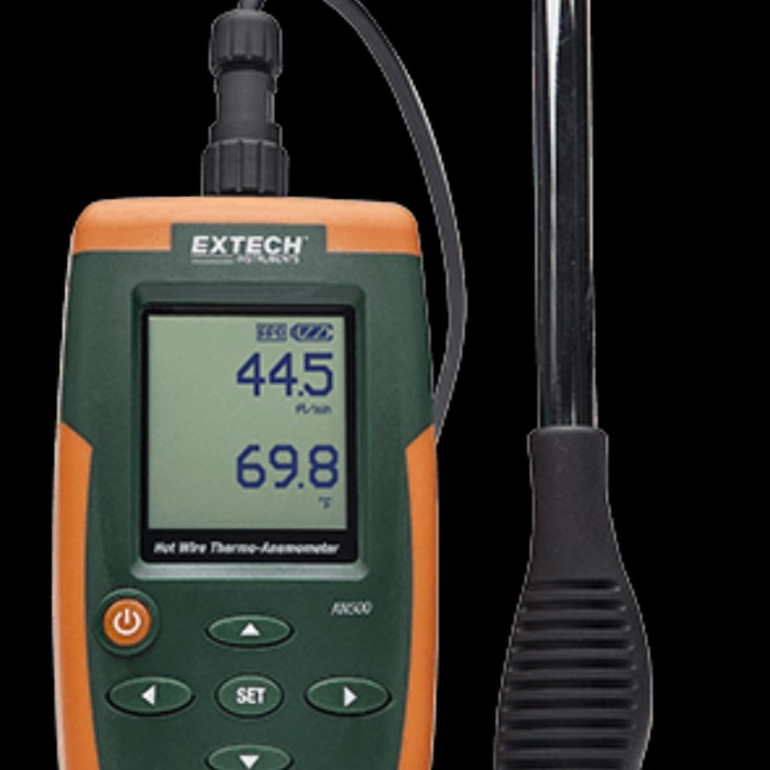 Extech AN500: Hot Wire CFM/CMM Thermo-Anemometer