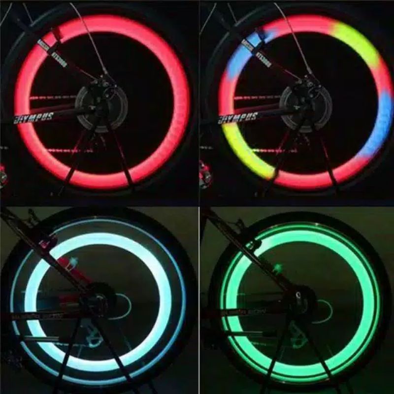 Lampu-Lampu Ban Sepeda Colorful LED Bicycle Wheel Light 1 PCS-1