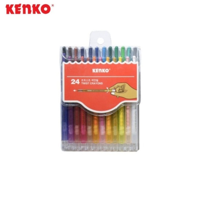 KRAYON PUTAR - CRAYONS KENKO 24 TWIST