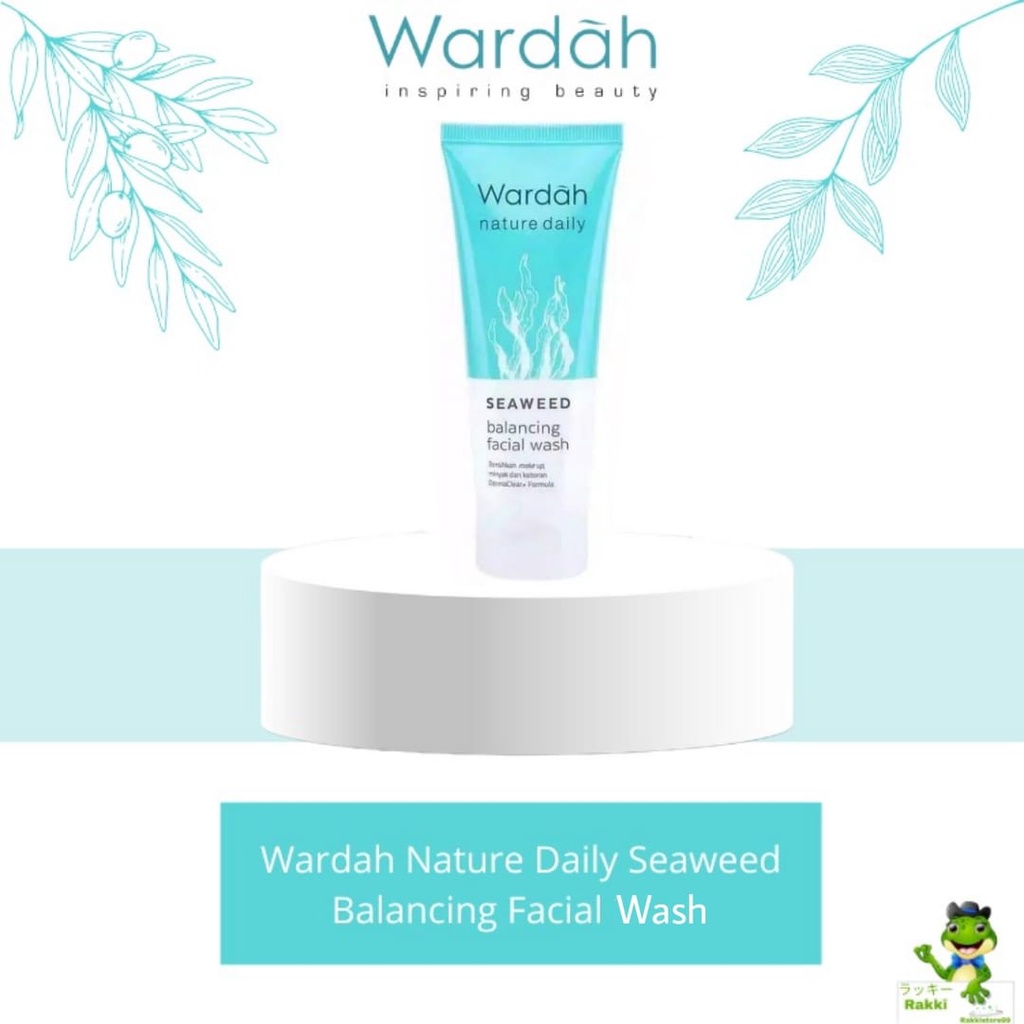 ❣️Rakkistore99❣️Wardah Nature Daily Seaweed Balancing Facial Wash 60ml (100% Original)