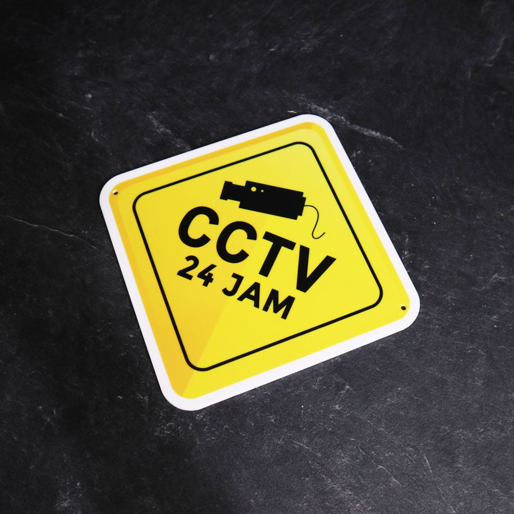 CCTV 24 JAM | Papan Sign Board Akrilik