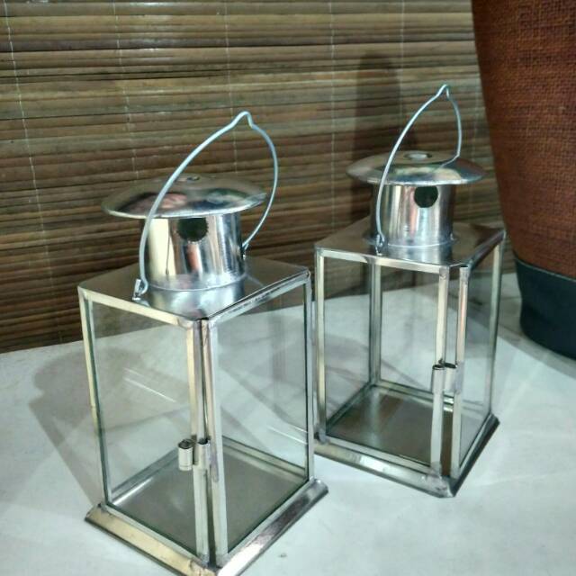 Tempat lilin lentera ukuran mini