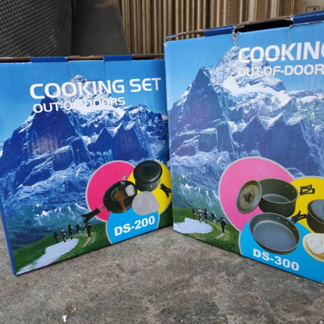 peralatan masak Cooking Set Ds200+Ds300 sepaket