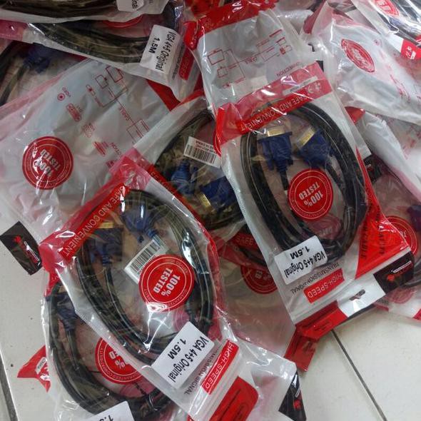 Jual kabel Vga original 1.5m kabel Vga ori Murah