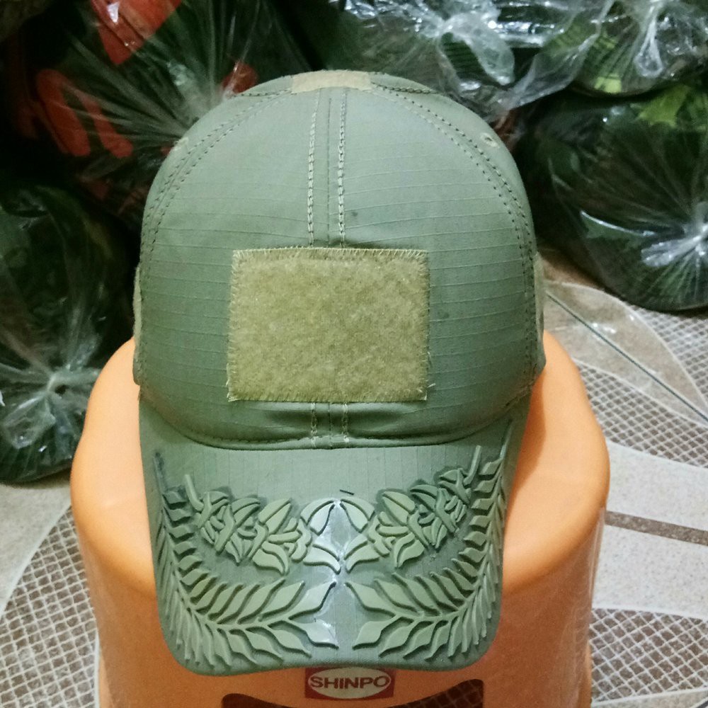 DIJUAL topi pamen pati polri crem  Grosir