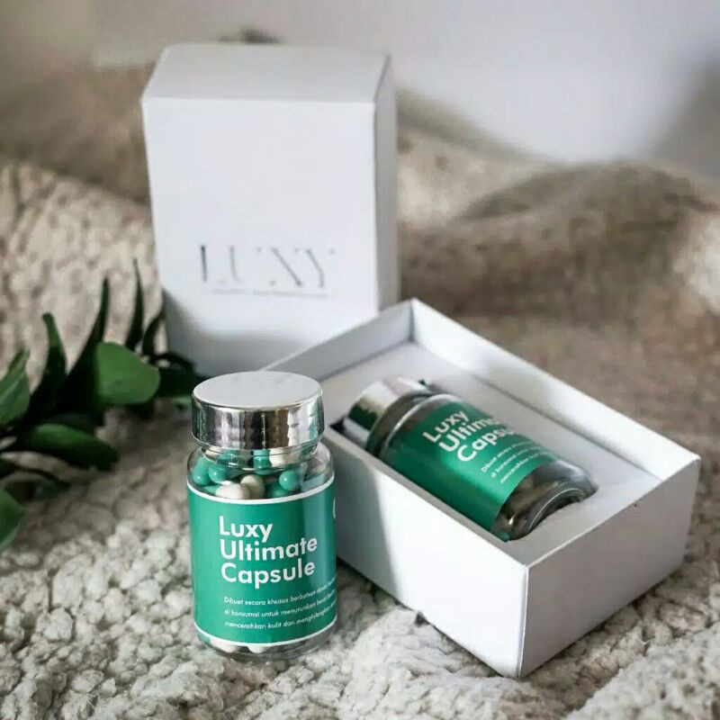 Luxy Ultimate Capsule suplemen alami pemutih, pelangsing dan penghilang bekas luka