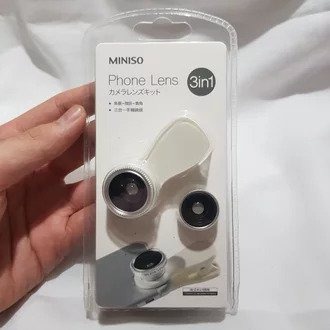 MINISO 3in PHONE LENS. Wide angel + macro + fisheye Lensa FISHEYE