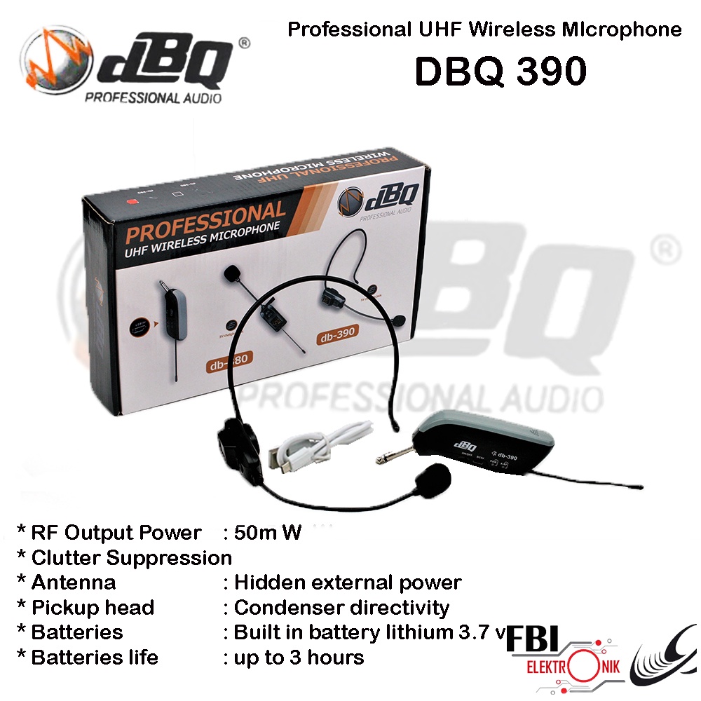 MIC Wireless DBQ DB 390 / MICROPHONE DBQ ORIGINAL DB-390