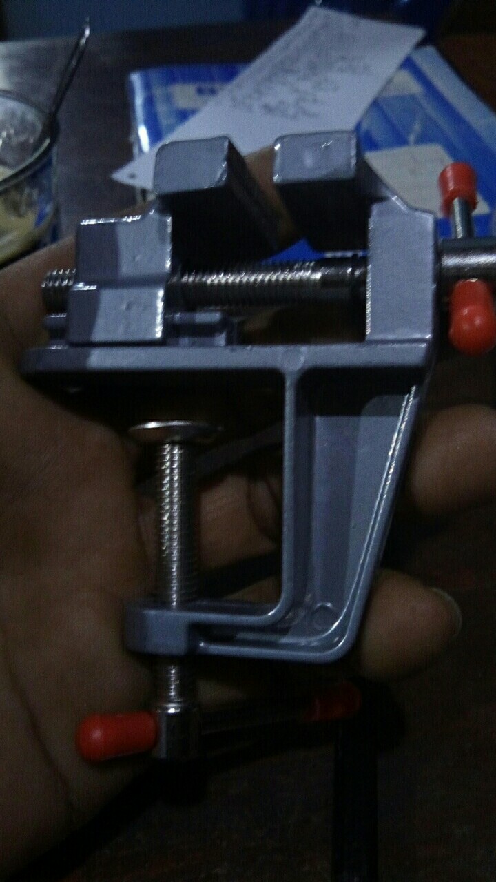 Mini Bench Vice Tool Clamp Meja Catok Kerajinan Seni Perhiasan Table