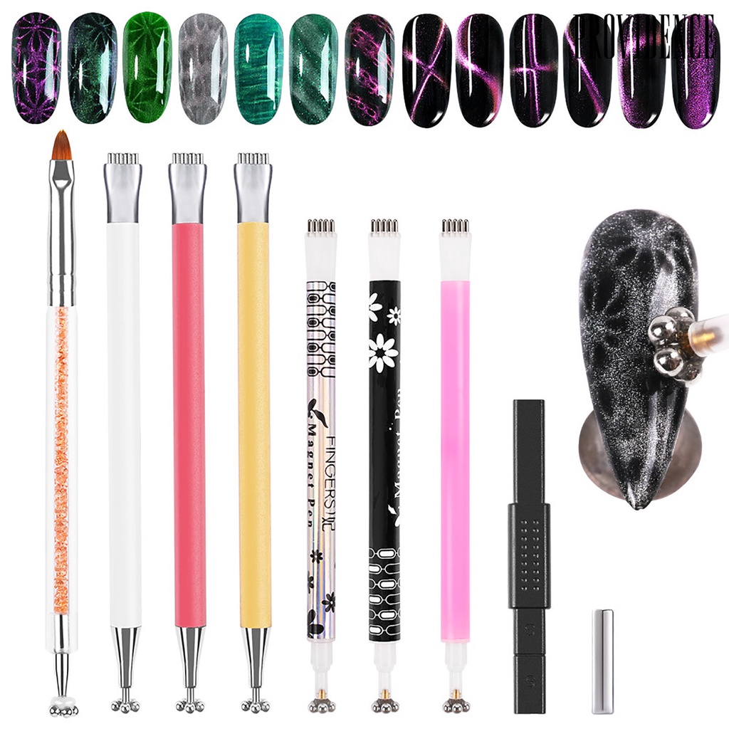 Providence Cat Eyes Pen Magnetic Strip Effect 3D Acrylic DIY Nail Line Drawing Pen for Female