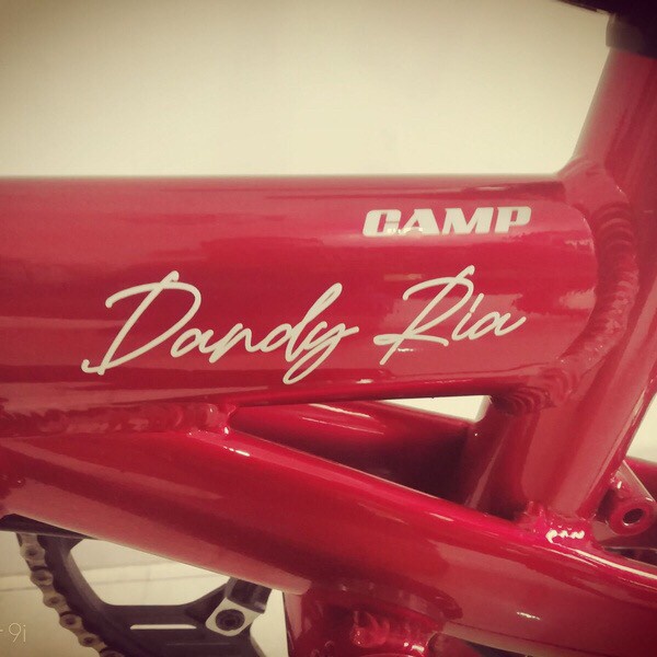 CUTTING STICKER SEPEDA NAMA CUSTOM SIGNATURE