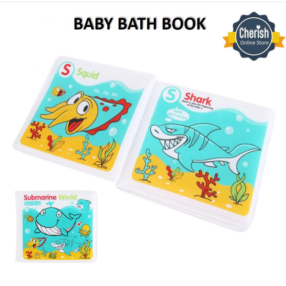 BATH BOOK - Bathbook Bayi - Buku Mandi - Buku Mainan Mandi Bayi - Mainan Edukasi BK-001