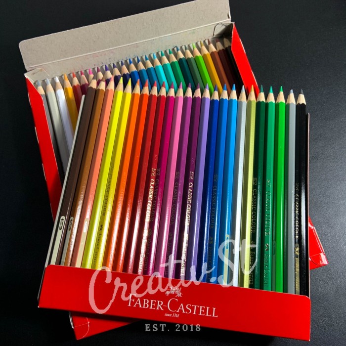

Pendrawing- Faber Castell Classic Colours 48 Pensil Warna -Drawing-Pen.