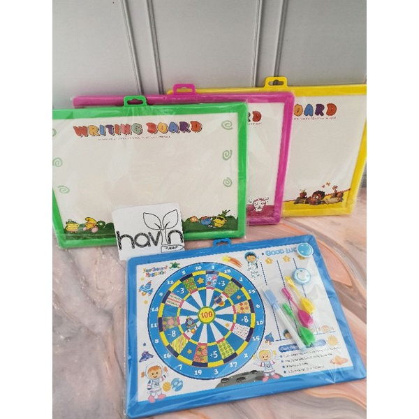 PAPAN TULIS  WHITEBOARD ada Magnet dan DART-3