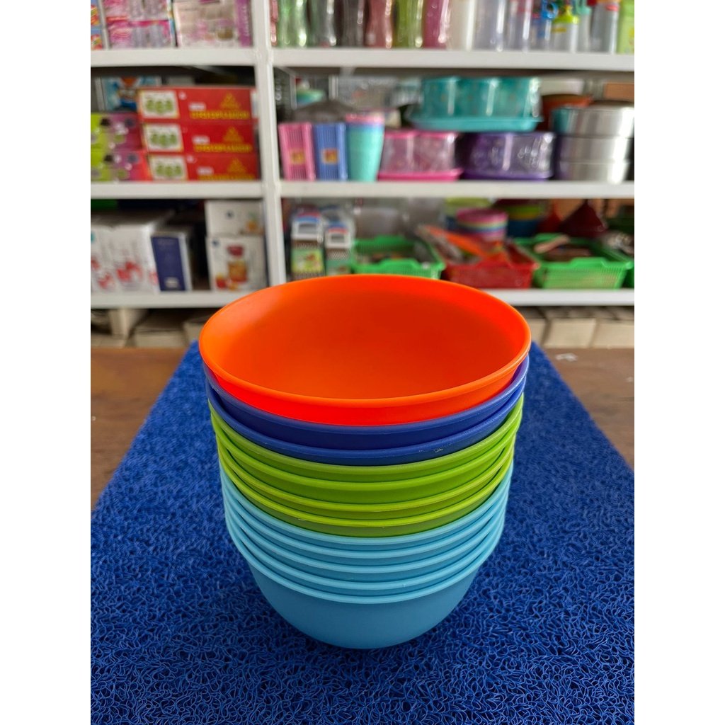 Mangkok plastik warna/mangkok berwarna/mangkok warna lucu