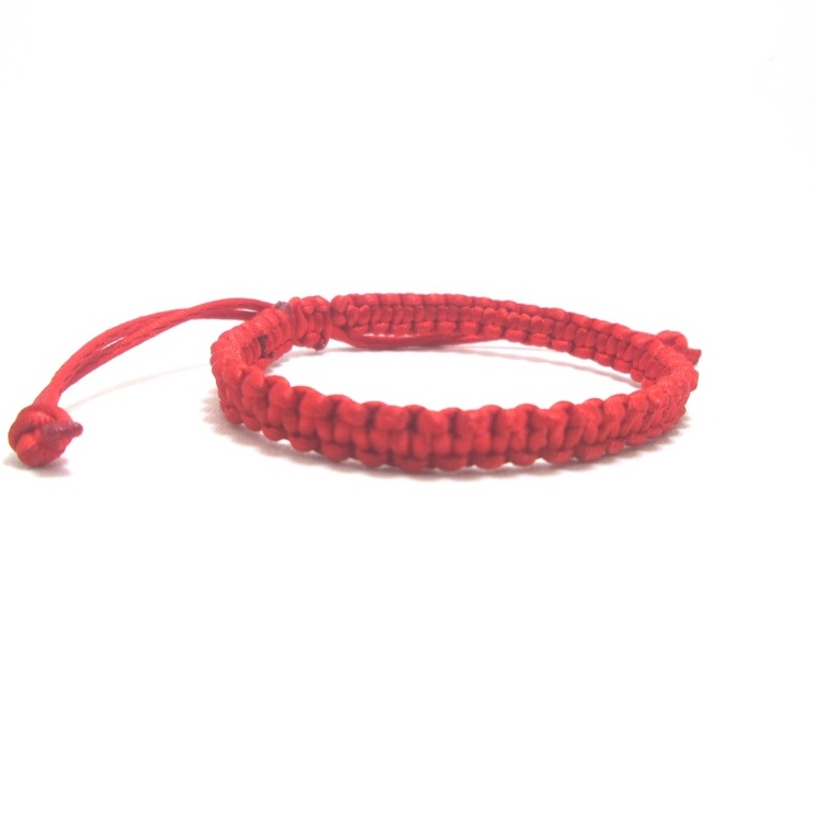 Gelang Handmade Rajarta Persahabatan Kepang Kabbalah Merah