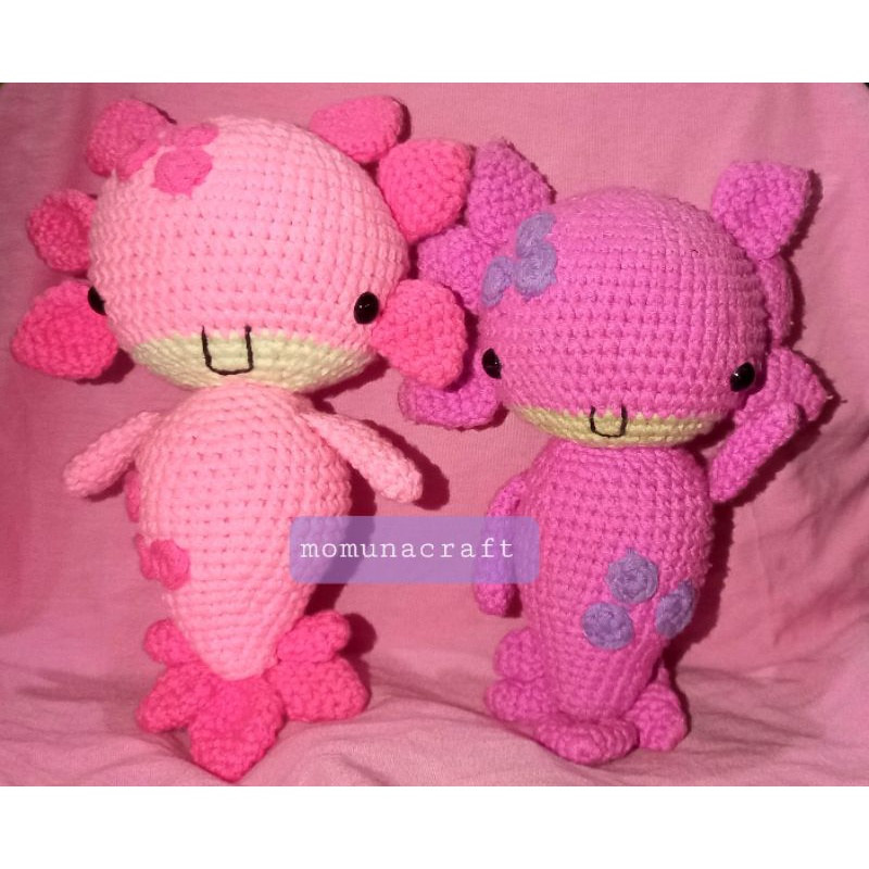 Amigurumi Axolotl Boneka Rajut