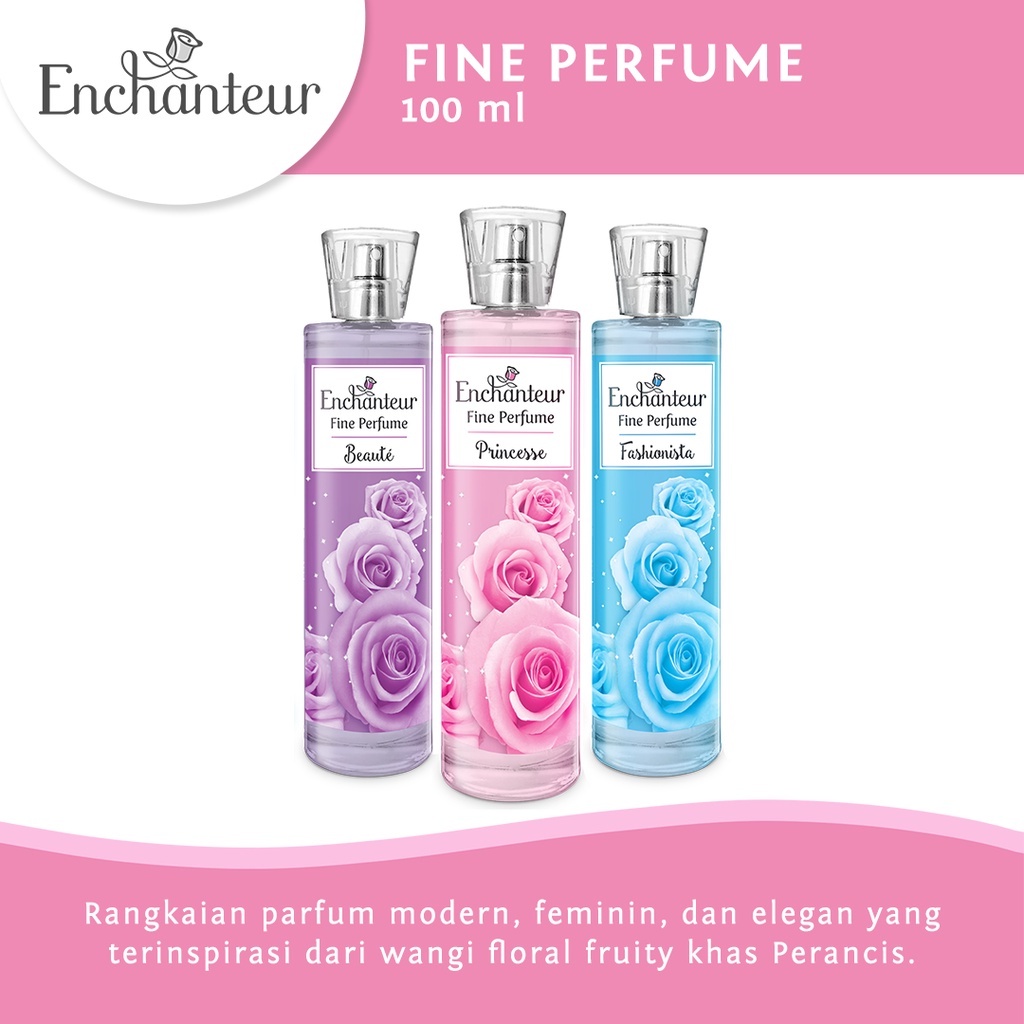 Enchanteur  Fine Parfume 100ml(parfum wanita yg tahan lama)