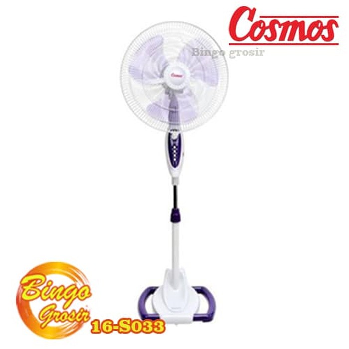 KIPAS ANGIN BERDIRI STAND FAN COSMOS 16- S033 - Ungu