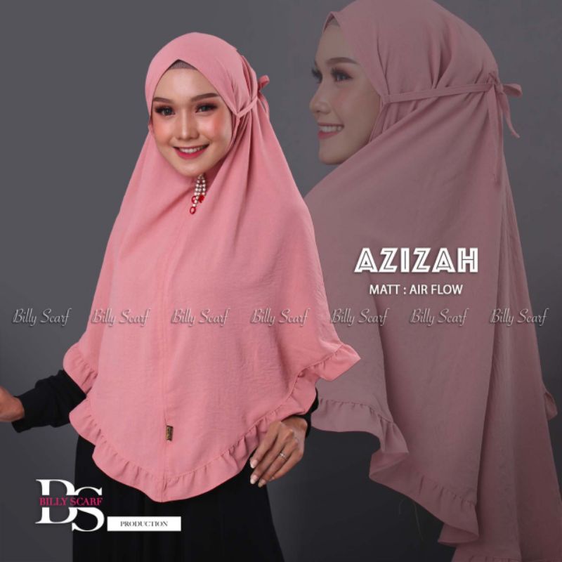 Jilbab Khimar Instan Simple Azizah Ori Billy Scraf