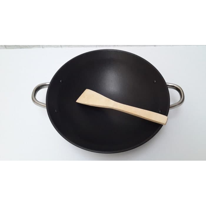 TERLARIS WAJAN BAJA HITAM BIMA WOK 40 CM KUALI ANTI LENGKET PRODUKSI EXPORT !!!