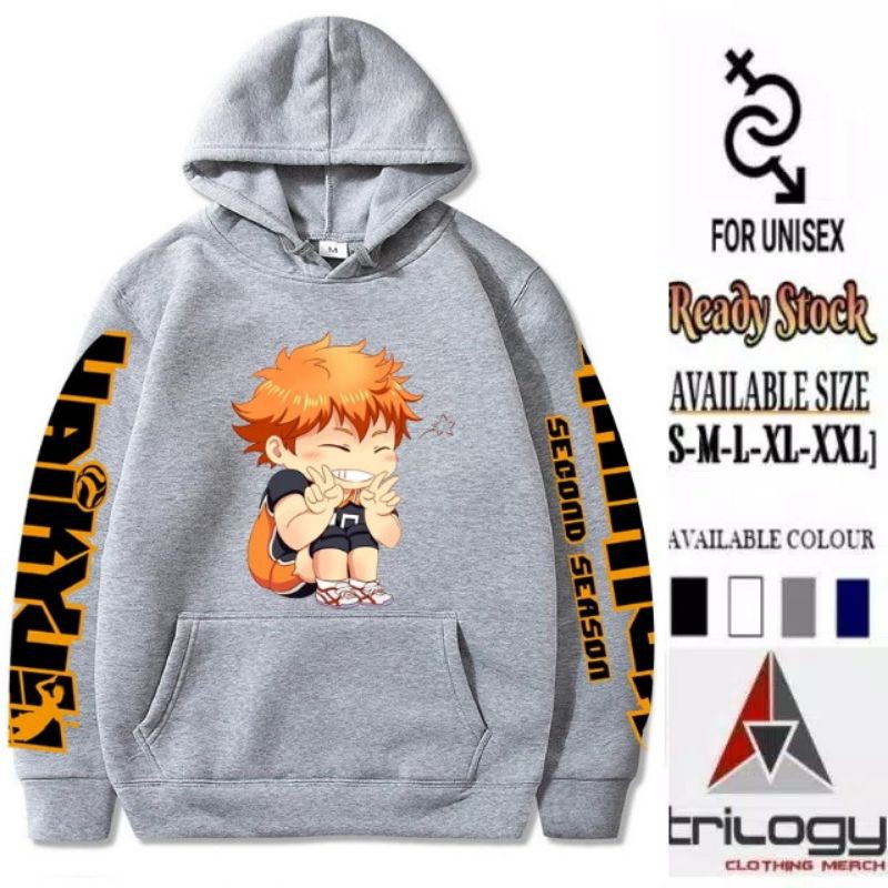 HOODIE JUMPER ANIME HAIKYUU SECOND SEASON ~ READY SIZE S-XXL