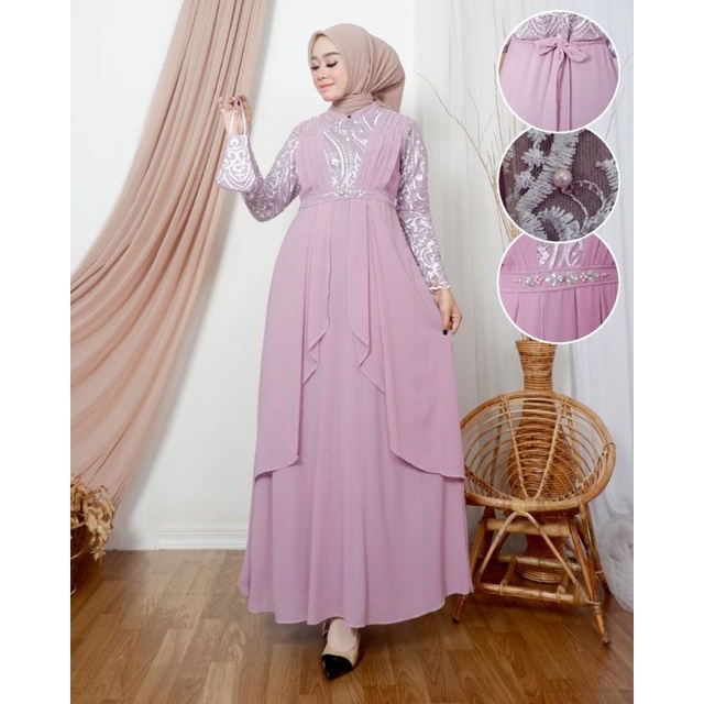 GAMISJELITA DRESS/GAMISMODERN/PREMIUM/GAMISTULLE/GAMIS PESTA KEKINIAN