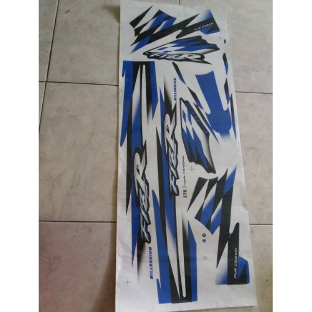 Striping FIZ R Millenium Variasi Biru