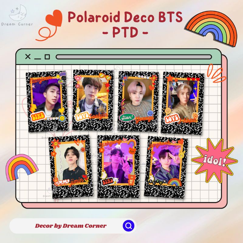 Polaroid BTS Deco PTD SEOUL/MTV/HOLIDAY | By Dream Corner